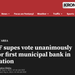 SF supes vote unanimously for first municipal bank in nation