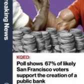 Poll: 2 in 3 likely SF voters support a San Francisco public bank.