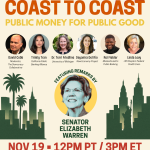 Public Banking Coast-to-Coast Webinar ft. Senator Elizabeth Warren!